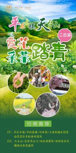 阳春三月,旅行清单出炉,带你玩转平乐古镇天台山